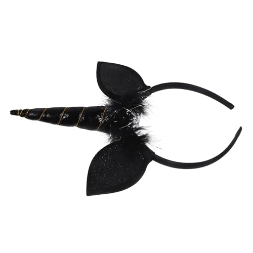 VINTORKY Einhorn-haarreif Schwarz Für Junge Mädchen Party-kopfbedeckung Cosplay-accessoire Leichtes Und Fest Sitzendes Stirnband Mit Exquisiter Verarbeitung VINTORKY Einhorn-haarreif Schwarz Für Junge Mädchen Party-kopfbedeckung Cosplay-accessoire Leichtes Und Fest Sitzendes Stirnband Mit Exquisiter Verarbeitung von VINTORKY