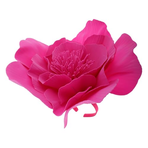 VINTORKY Einzigartiger Großer Blumen-clip-on-hut Für Hochzeiten Teepartys Und Feiern Stilvolles Kopfbedeckungs-accessoire Für Frauen von VINTORKY