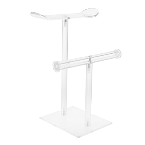 VINTORKY Klarer Haarband-organizer Mit Zwei Transparenter Ständer Für Haaraccessoires Desktop-halterung Für Haarreifen Und Haargummis Platzsparendes Design Vielseitig Einsetzbar von VINTORKY