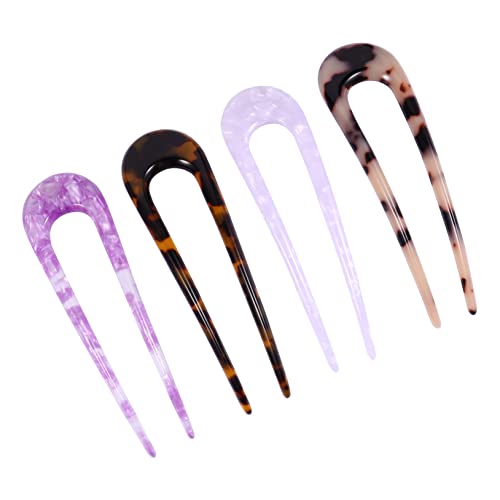 VINTORKY Elegante U-förmige Haarnadel Aus Acetat U-sticks Für Frauen Und Mädchen Starker Halt Leicht von VINTORKY