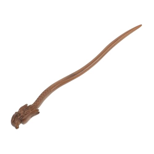 VINTORKY Grüner Sandelholz Haarschmuck Vintage Holz Haarnadel Mit Drachenkopf Für Lange Haare Für Frauen Und Mädchen Als Einzigartiges Für Besondere Anlässe von VINTORKY
