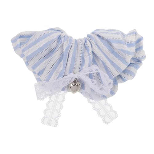 VINTORKY Gestreifter Spitzen-haargummi Für Frauen Stil Vielseitige Haarbänder Für Verschiedene Frisuren Praktische Haaraccessoires Für Alltag von VINTORKY