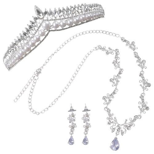 VINTORKY Elegantes Kronen-braut-haarnadel-schmuckset Für Hochzeitsfeiern Geschenkbox Für Frauen von VINTORKY