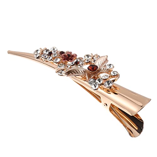 VINTORKY Metall-entenschnabel-clip Mit Strass Und Blumen-schnabel-clip Für Frauen Und Mädchen von VINTORKY