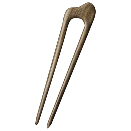 VINTORKY Holz-haarstäbe U-förmige Haarnadeln Französisch Für Dicke Haare Dekorativ Haarschmuck Zubehör Für Frauen Styling Accessoires Für Langes Haar von VINTORKY