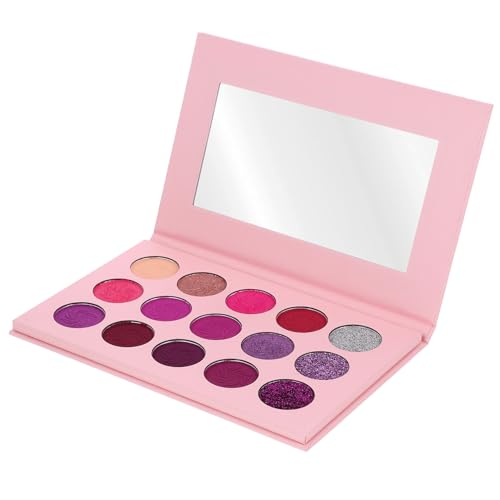 VINTORKY Farben Lidschatten Palette Hochpigmentiert Schimmernd Vielseitig für Frauen und Mädchen Textur für Natürliches Tages Make Up und Rauchige Augen Looks von VINTORKY