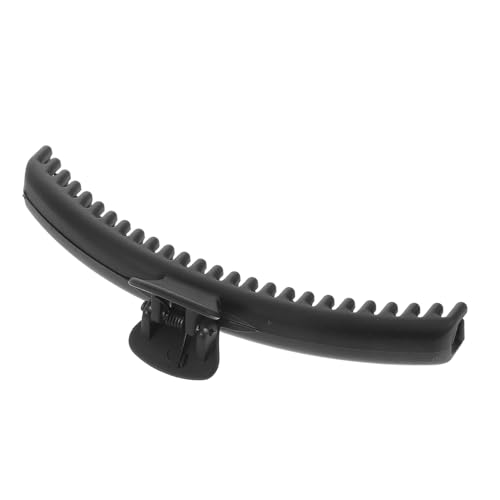 VINTORKY Frostiger Greifer Haarklammer Taschenspiegel Puppen-Bleistifttasche eleganter Haaraufsatz vielseitige Haaraccessoires matte Haarspangen für Frauen Haarspange aus Knochen Harz Black von VINTORKY