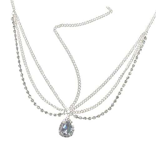 VINTORKY Funkelnder Ketten-haarschmuck Zarter Kopfschmuck Für Damen Für Den Braut-look Festivals von VINTORKY