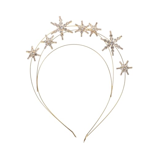 VINTORKY Sternen Schmuck Haarband Mit Strass Für Damen Kopfbedeckung Party Hochzeit Stirnband Glänzendes Haarband Für Besondere Anlässe von VINTORKY