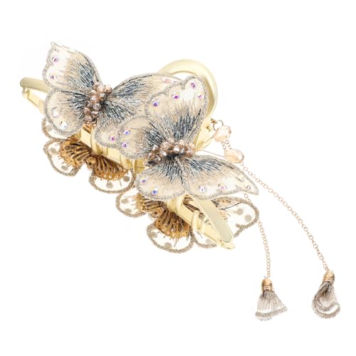 VINTORKY Schmetterlingsclip Quaste Damen-haarclip Große Haarspange Haarklammern Für Frauen Elegantes Kunstvolles Design Für Den Alltag Und Veranstaltungen von VINTORKY
