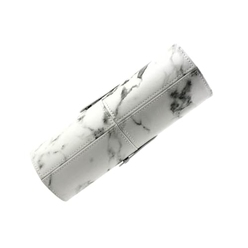VINTORKY Große Marmor Kosmetik Pinsel Tasche PU Organizer Reise Make up Pinselhalter Leicht Kompakt Robust Für Zuhause Und Unterwegs von VINTORKY