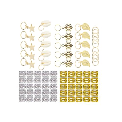 VINTORKY 80stücke Teiliges Aus Metallringen Für Dreadlocks Und Haarzöpfe Haarschmuck Für Kreative Frisuren Für Festivals Und Partys Aus Langlebigem VINTORKY 80stücke Teiliges Aus Metallringen Für Dreadlocks Und Haarzöpfe Haarschmuck Für Kreative Frisuren Für Festivals Und Partys Aus Langlebigem von VINTORKY