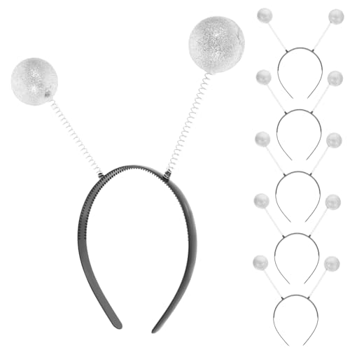 VINTORKY 6stücke Weißer Weihnachtskugel-haarreif Einzigartiges Party-kopfschmuck-accessoire Für Weihnachten Leicht Und Sicher Zu Tragen Geeignet Für Junge Mädchen Und Erwachsene von VINTORKY