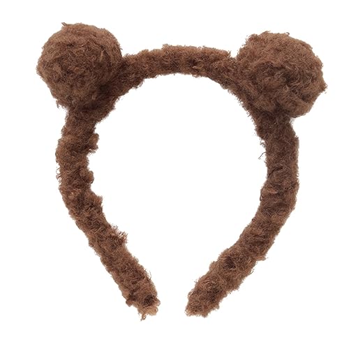 VINTORKY Haare Ohren Haarschmuck für Mädchen Halloween-Ohr-Haarreifen kinder haarschmuck hair accessories for Haargummis Haarband lustiger Haarreif Kopf Plüschball Mädchen Herz von VINTORKY