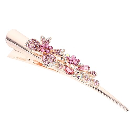 VINTORKY Große Kristall Alligator Haar Clip Frauen Haar Zubehör Haarspange Vintage Strass Haarnadel für Party von VINTORKY