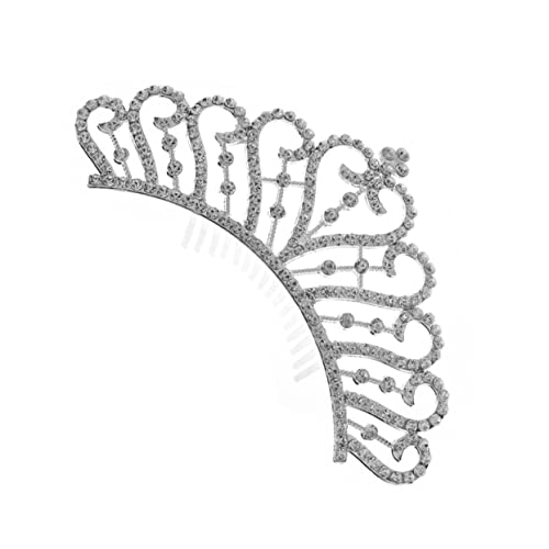 VINTORKY Haarkamm-clip Für Braut Hochzeit Crown Haarnadel Kopfbedeckung Aus Legierung Für Frauen Mädchen Kopfschmuck Hochzeitsschmuck von VINTORKY