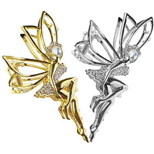 VINTORKY 2stücke Strass-haarspangen Aus Metall Für Damen Haarklammern Mit Strass Für Dickes Und Langes Haar Haarschmuck Für Mädchen Und Erwachsene von VINTORKY