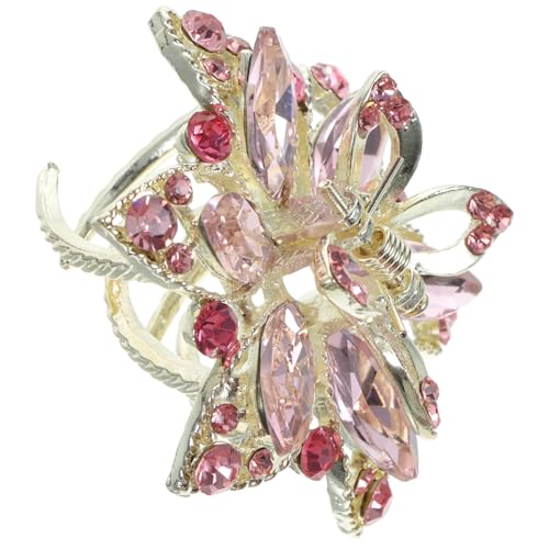 VINTORKY Blumen-haarspangen Mit Strass Für Frauen Mädchen-haarklammern Aus Metall Dekorative Langlebige Haarspangen Für Alltag von VINTORKY