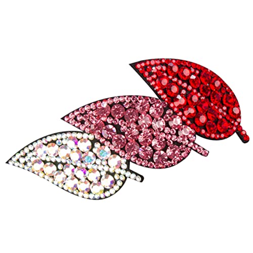 VINTORKY Elegante Wasser-diamant Haarspange Blattform Für Mädchen Stilvolles Haarschmuck-accessoire Für Alltag Und Besondere Anlässe Für Frauen Und Mädchen Einfach Zu Verwenden Und von VINTORKY