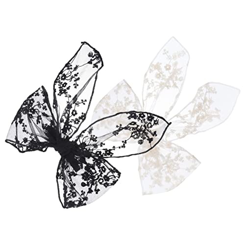 VINTORKY 2 Stücke Große Haarschleifen für Damen Vintage Haarclips Bogen Stil Haarspangen Haarschmuck für Mädchen Stabiler Metallclip VINTORKY 2 Stücke Große Haarschleifen für Damen Vintage Haarclips Bogen Stil Haarspangen Haarschmuck für Mädchen Stabiler Metallclip von VINTORKY