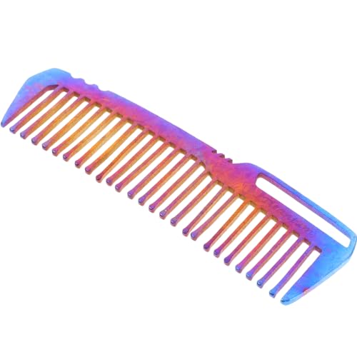 VINTORKY Haarschneide Friseur Umhang Herren Professioneller Friseurkamm Aus Reinem Anti Rostfrei Ultraleicht Und Tragbar Schillerndem Design Für Präzise Haarschnitte Und Styling von VINTORKY