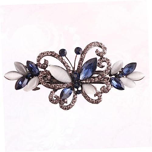 VINTORKY Haarspangen für Damen Vintage Blaue Haarklammer Einzigartiges Design für Partys und Haaraccessoires Robuste Friseur Haarclips für von VINTORKY