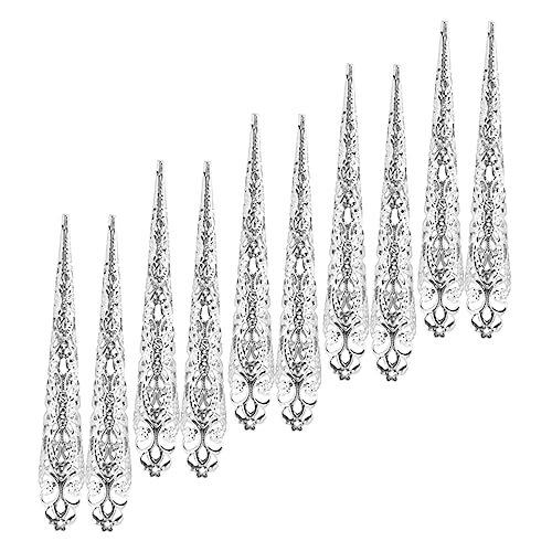 VINTORKY 10stücke Halloween Kunstnägel Dekorationsset Gruselige Fingernägel Für Cosplay Partys Und Rollenspiele Requisiten Für Schaurige Halloween-events von VINTORKY