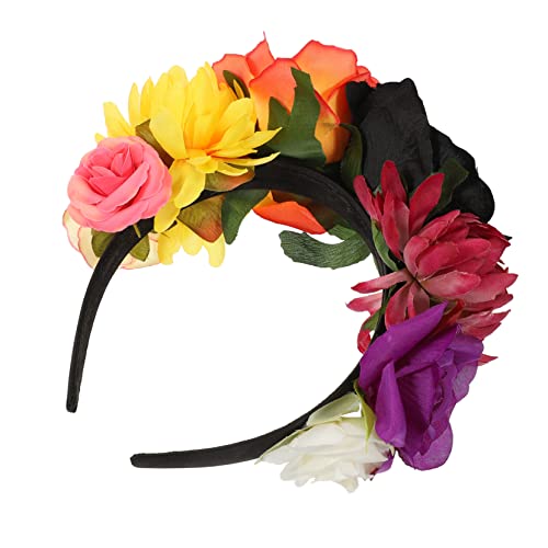 VINTORKY Halloween Haarband Mit Künstlichen Blumen Perfektes Accessoire Für Kostüme Und Partys Geeignet Für Frauen Und Mädchen Wiederverwendbar Und Lifelike Design von VINTORKY