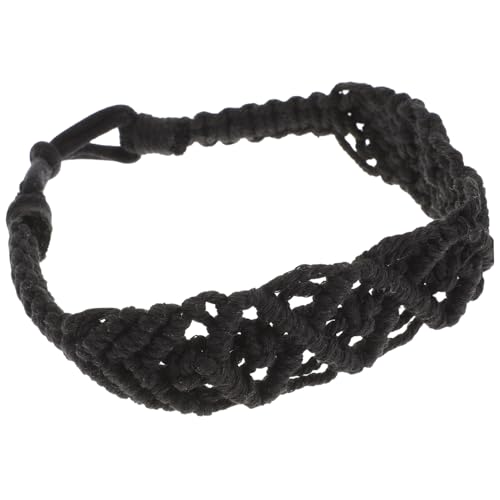 VINTORKY Handgefertigtes Boho Haarband aus Baumwollfäden Retro und Modern Stil für Hochzeiten Festivals und Alltagslooks Atmungsaktiv und Weich von VINTORKY