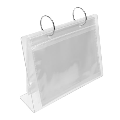 VINTORKY Heft zur Aufbewahrung von Nägeln Nagelplatte Sticker Nageldisplay Board Mini-Farbpalette modifizierte Haube Zubehör Aufkleber-Aufbewahrungsalbum Nagelaufbewahrungsbuch Stahlplatte von VINTORKY