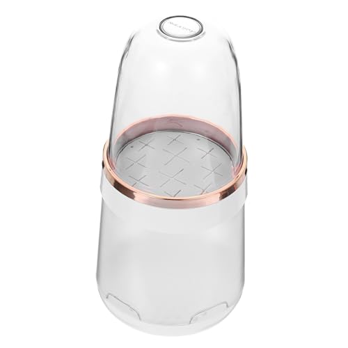 VINTORKY Makeup Pinsel Organizer Mit Fächern Staubdichter Kosmetik Pinselhalter Für Eyeliner Lippenstift Und Weitere Utensilien Praktischer Desktop Aufbewahrungstool Perlweiß von VINTORKY