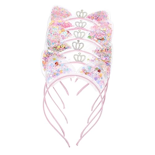VINTORKY 6stücke Teiliges Katzenohren Haarreif Mit Glitzer Und Quicksand Design Für Kostümpartys Geburtstagsfeiern Und Halloween Elastisches Haaraccessoire Zufälligen Farben VINTORKY 6stücke Teiliges Katzenohren Haarreif Mit Glitzer Und Quicksand Design Für Kostümpartys Geburtstagsfeiern Und Halloween Elastisches Haaraccessoire Zufälligen Farben von VINTORKY