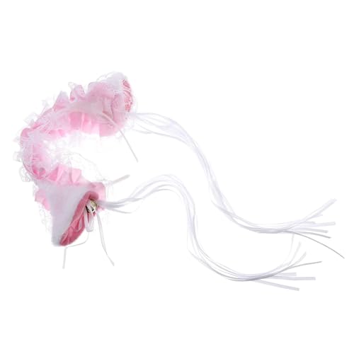 VINTORKY Katzenohren Haarband Cosplay Stirnband Mit Glocken Für Party Geburtstag Cosplay Weihnachten Kopfschmuck Requisiten Zubehör von VINTORKY