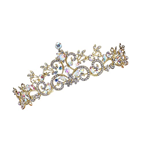 VINTORKY Kinderkronen Für Mädchen Mit Strass Haarschmuck Tiara-kopfschmuck Für Mädchen Für Geburtstage Aufführungen Und Abschlussfeiern Leicht Und Angenehm Zu Tragen von VINTORKY