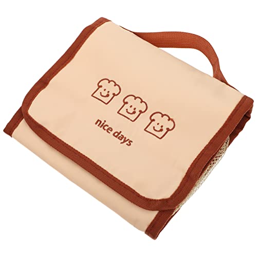 VINTORKY Kosmetiktasche für Damen Faltbare wasserdichte Make Up Tasche mit Reißverschluss Tragbar und Praktisch für Reisen Niedliches Bären Design von VINTORKY