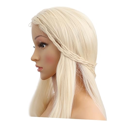 VINTORKY Curly Wig Für Damen Cosplay Perücke Mit Lockigem Langem Haar Für Kostümpartys Halloween Und Festivals Hitzebeständige Kunsthaarperücke Bequem Und Einfach Zu Tragen von VINTORKY