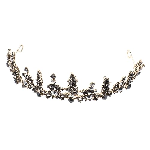 VINTORKY Krone Kopfbedeckung Braut Tiara Stirnband Hochzeit Kristallkrone Haar Ornament Für Partys Geburtstage Jubiläen Valentinstag von VINTORKY
