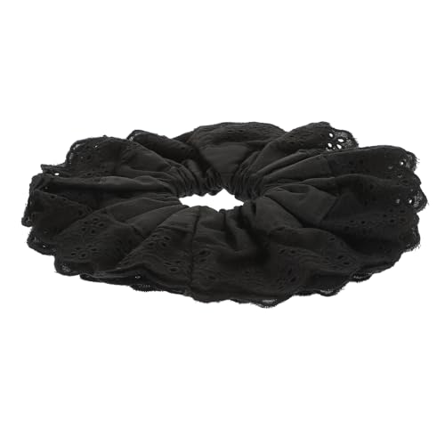 VINTORKY Lace Hair Scrunchy Elastisches Haargummi Mit Doppellagiger Spitze Dekorativer Pferdeschwanzhalter Für Mädchen Und Frauen Vielseitiges Haaraccessoire Für Partys Und Alltag von VINTORKY