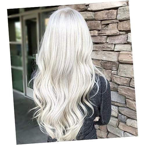 VINTORKY Synthetische Lockige Damenperücke Cosplay-perücke Für Mädchen Gescheitelte Haarperücke Bequeme Kopfbedeckung Für Die Tägliche Party Halloween von VINTORKY