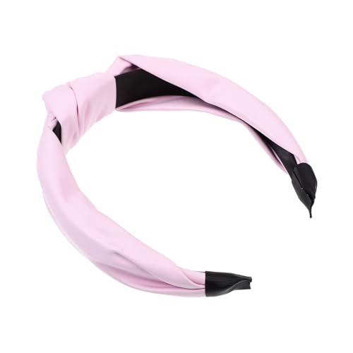 VINTORKY Retro-stil Pu-leder Stirnband Stilvolle Haar Band Für Frauen Cosplay Zubehör von VINTORKY