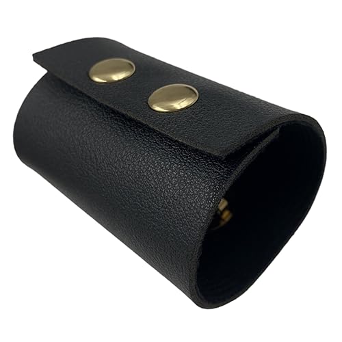 VINTORKY Leder Haargummis Pferdeschwanzhalter Mit Druckknopf Für Damen Mädchen Kopfschmuck Haarhalter Für Party Schule Alltag von VINTORKY