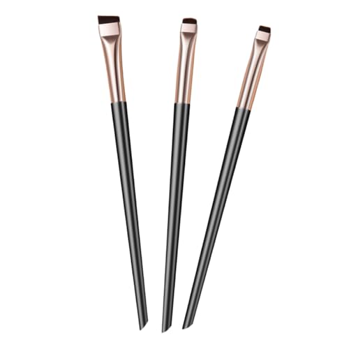 VINTORKY Lidschatten Pinselset Ultradünn Präzisions-eyeliner-pinsel-set 3 Teiliges Augenbrauenpinsel Set Schräger Eyelinerpinsel Und Concealerpinsel Für Präzise Augenbrauen Und Liner Anwendungen / von VINTORKY