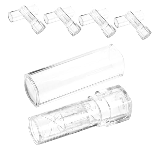 VINTORKY 5stücke Teiliges Set Transparente Leere Lippenbalsam Röhren Für Diy Kosmetik Nachfüllbare Lippenstiftbehälter Praktische Lippenpflegebehälter Für Frauen Und Mädchen von VINTORKY