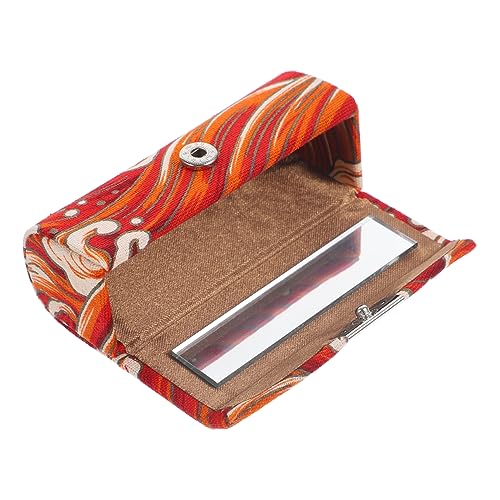 VINTORKY Lippenstifthalter Make-up-Organizer Für Die Handtasche Kompaktes Reiseetui Mit Spiegel von VINTORKY