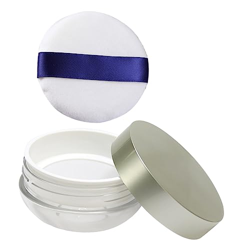 VINTORKY Lose Puder Make-up Box Für Damen Kosmetik Mit Netzdesign Leicht Und Tragbar Für Eigenes Puder Mischen von VINTORKY