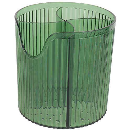 VINTORKY Makeup Organizer Transparenter Pinselhalter Für Kosmetik Stifthalter Für Schreibtisch Und Bad Praktischer Aufbewahrungsturm Für Beauty-tools Und Bürobedarf von VINTORKY