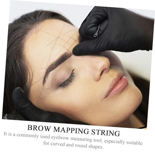 VINTORKY Microblading Fadenlineal Augenbrauen Mapping Tool Präzises Augenbrauenmesswerkzeug für Symmetrische Formen Leicht Tragbar und Effektiv Make Up Zubehör für Mädchen und von VINTORKY