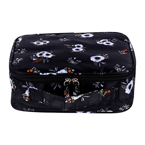 VINTORKY Multifunktionale Tragbare Kosmetiktasche Reise Kulturbeutel Schminktasche mit Reißverschluss für Damen und Herren Leicht und Praktisch von VINTORKY