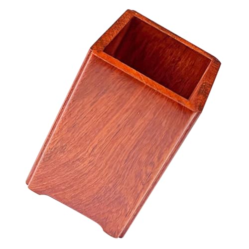 VINTORKY Schreibwaren Multifunktionaler Stifthalter Aus Holz Ideal Für Stifte Besteck Oder Make up Pinsel Langlebig Und Stilvoll Perfekt Für Büro Küche Oder Badezimmer Natürliche Holzfarbe von VINTORKY