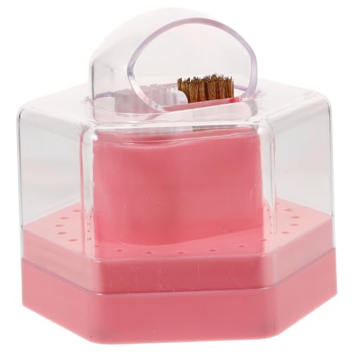 VINTORKY Nagelbohrer-bit-halterbox 2-in-1-design Nagel-organizer-box Aufbewahrungsdisplay Sicheres Material für Den Salon-heimgebrauch von VINTORKY